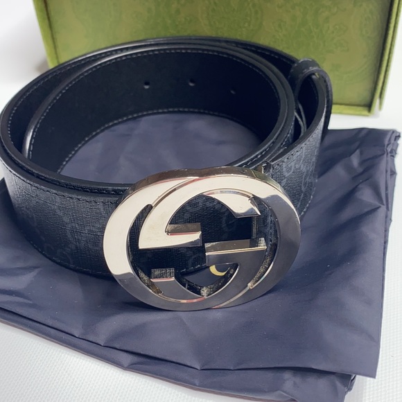 GG Supreme Canvas Belt Size 95 - Picture 5 of 12